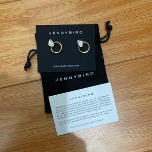 Jenny bird mother pearl earrings